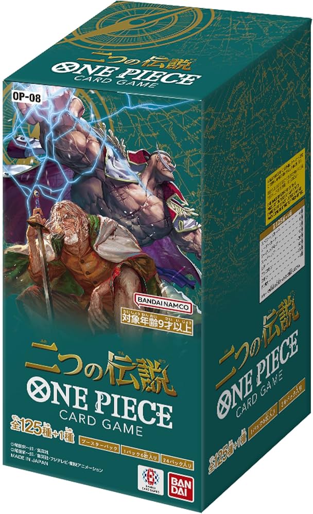 BANDAI ONE PIECE Card Game Booster Pack, Two Legends OP-08